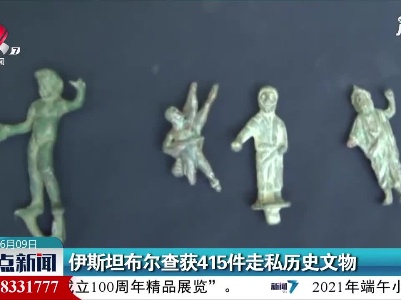 伊斯坦布尔查获415件走私历史文物