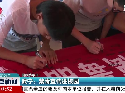 【国际禁毒日】武宁：禁毒宣传进校园