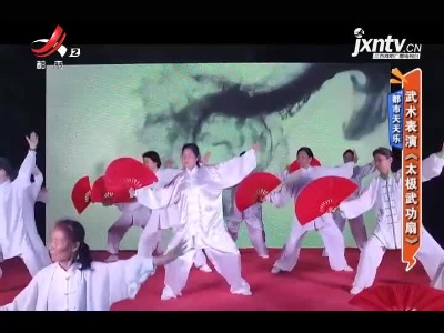 都市天天乐——武术表演《太极武功扇》