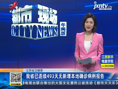 江西省卫健委：我省已连续493天无新增本地确诊病例报告