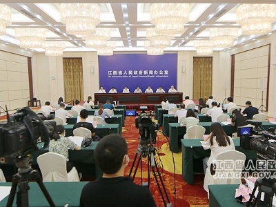 “百年辉煌红土地 感恩奋进谱新篇”江西省庆祝建党百年系列新闻发布会之“五美”乡村新闻发布会在南昌举行