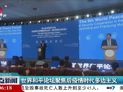 世界和平论坛聚焦后疫情时代多边主义