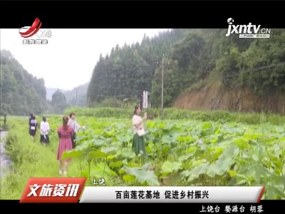 上饶婺源：百亩莲花基地 促进乡村振兴
