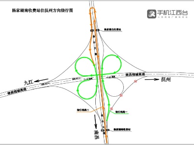 南昌绕城高速七里岗服务区提升改造 往这个方向封闭近一年半