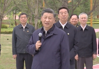 时政现场说丨总书记和我们城中公园拉家常 