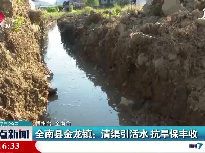 全南县金龙镇：清渠引活水 抗旱保丰收