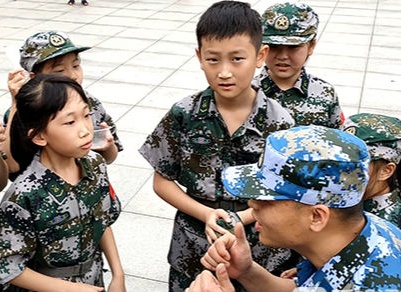 九江浔阳区人民路街道第二届士兵突击夏令营正式启动
