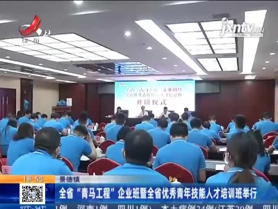 景德镇：全省“青马工程”企业班暨全省优秀青年技能人才培训班举行