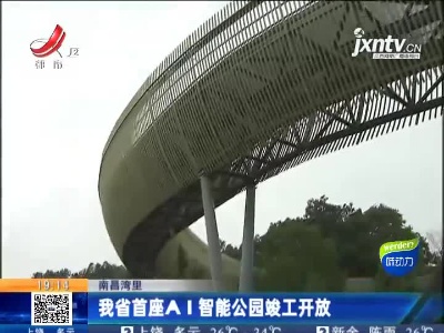 南昌湾里：我省首座Al智能公园竣工开放
