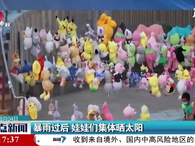 暴雨过后 娃娃们集体晒太阳