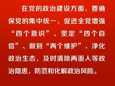 联播+｜加强党的政治建设 总书记提出这些要求