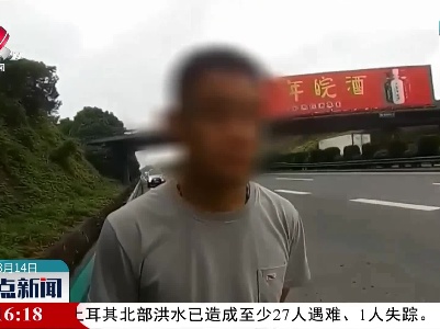 连续驾驶近4小时 司机高速上停车休息