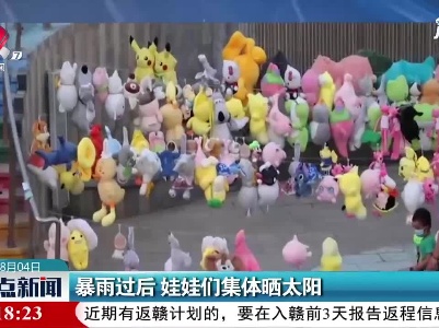 暴雨过后 娃娃们集体晒太阳