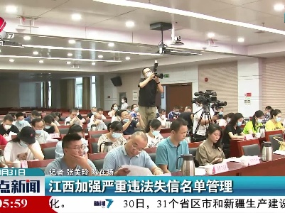 江西加强严重违法失信名单管理