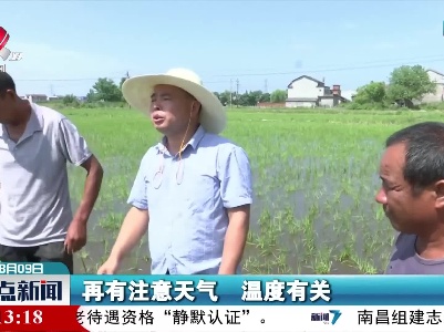进贤：加强晚稻田间管理 保障粮食生产安全
