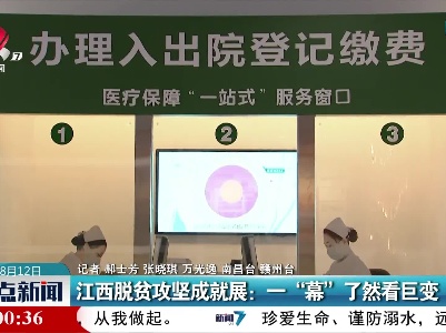 江西脱贫攻坚成就展：一“幕”了然看巨变