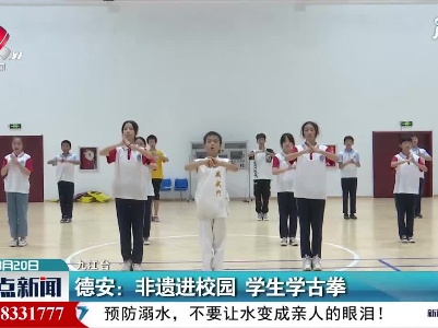 德安：非遗进校园 学生学古拳