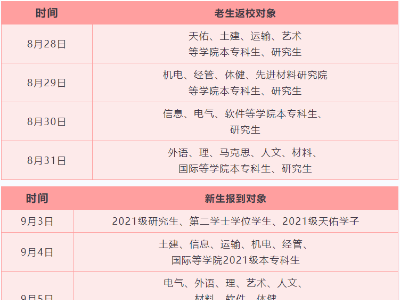 江西近30所学校发布秋季开学通知