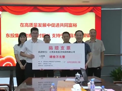 东投集团捐资40万助力乡村振兴