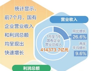 国有经济稳中向好态势更加巩固