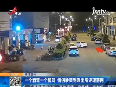 浙江温州：一个酒驾一个醉驾 情侣吵架到派出所评理落网