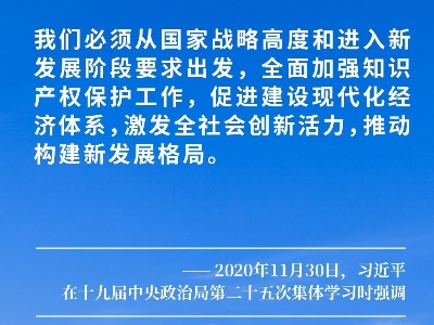 擦亮“中国创造” 建设知识产权强国