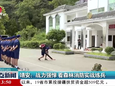 靖安：战力强悍 看森林消防实战练兵