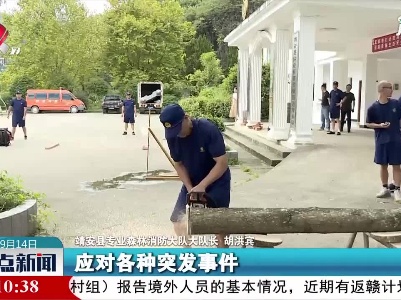靖安：战力强悍 看森林消防实战练兵