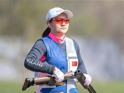 江西射击队获第十四届全运会首枚奖牌 张冬莲飞碟项目摘银