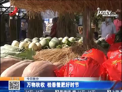 【今日秋分】万物秋收 桂香蟹肥好时节