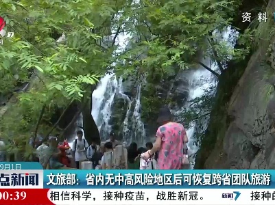 文旅部：省内无中高风险地区后可恢复跨省团队旅游