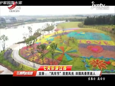 【七天乐游江西】宜春：“风车节”里赏风光 田园风景更迷人