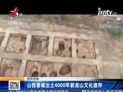 山西晋城出土4000年前龙山文化遗存