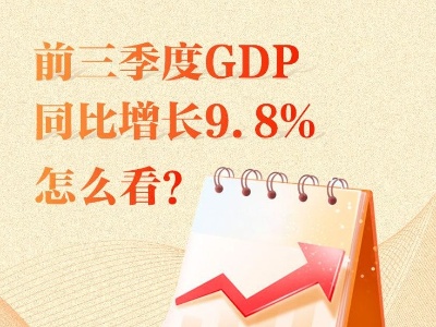 联播+｜前三季度GDP同比增长9.8%，怎么看？
