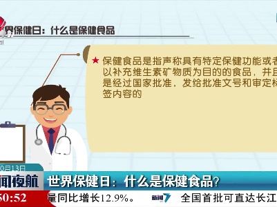 世界保健日：什么是保健食品？