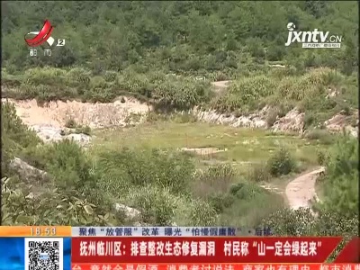 【聚焦“放管服”改革 曝光“怕慢假庸散”】后续·抚州临川区：排查整改生态修复漏洞 村民称“山一定会绿起来”