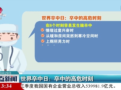 世界卒中日：卒中的高危时刻