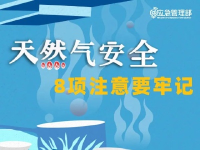 应急科普 | 天然气安全，8项注意要牢记！ 