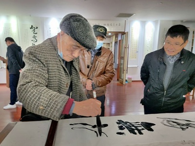 九江首次举办老年人书法作品展