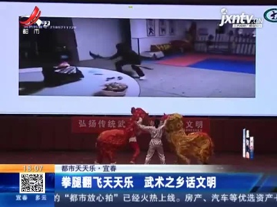 【都市天天乐】宜春：拳腿翻飞天天乐 武术之乡话文明