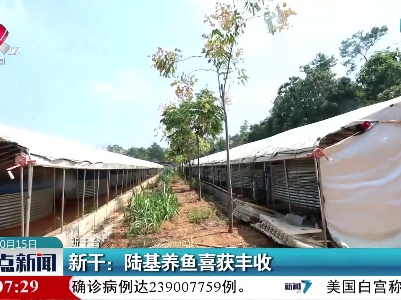 新干：陆基养鱼喜获丰收