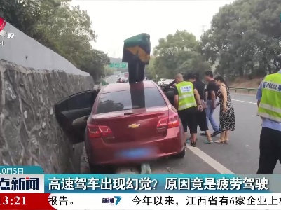高速驾车出现幻觉？ 原因竟是疲劳驾驶