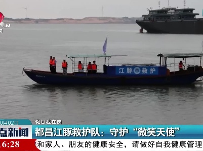 【假日我在岗】都昌江豚救护队：守护“微笑天使”