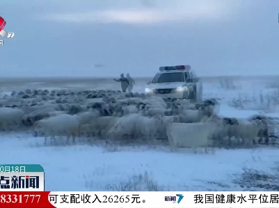 内蒙古呼伦贝尔多地突降大雪