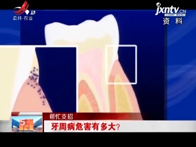 【帮忙支招】牙周病危害有多大？
