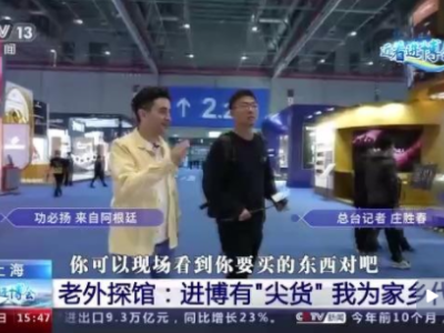 老外探馆：进博有尖货 我为家乡代言