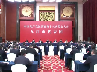 【作示范 勇争先 奋力书写精彩华章】易炼红在参加九江市代表团讨论时强调 高标准建设长江经济带重要节点城市 奋力提升九江在全国发展大局的位势