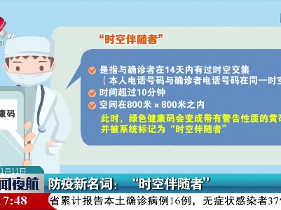 防疫新名词：“时空伴随者”