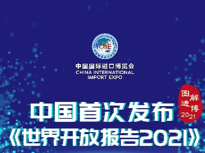  图解进博│中国首次发布《世界开放报告2021》，数据揭示中国何以成为开放“模范生”