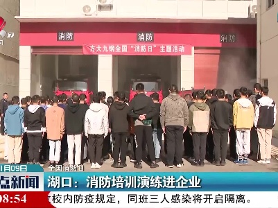 【全国消防日】湖口：消防培训演练进企业
